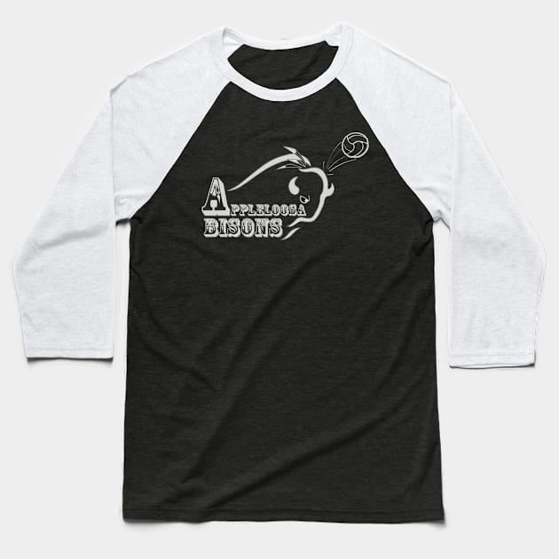 Appleloosa Bisons Baseball T-Shirt by Guacamole